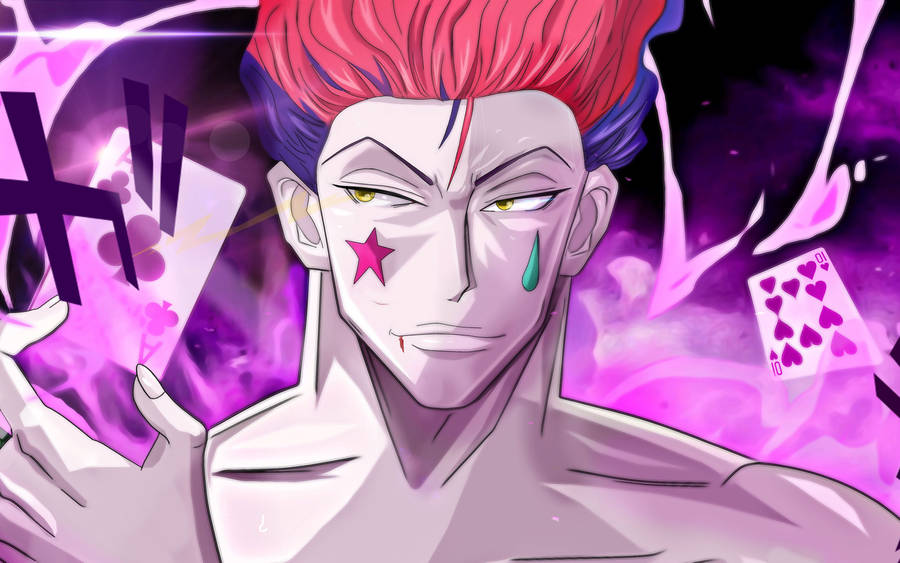 Hisoka 4k Face Paint Wallpaper