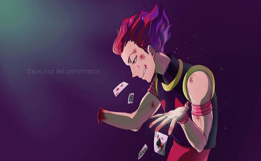 Hisoka Morow Quote Art Wallpaper