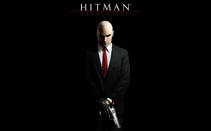 Hitman 2018 Black Graphic Promo Wallpaper