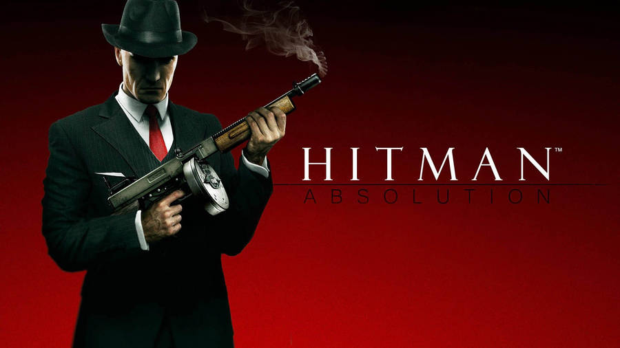 Hitman Absolution Agent 47 Tommy Gun Wallpaper