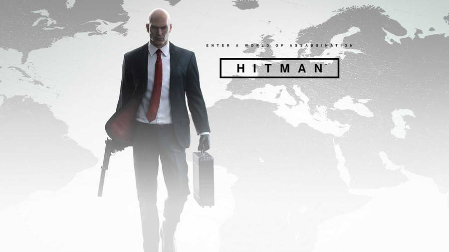 Hitman Absolution Assassin Agent 47 Poster Wallpaper