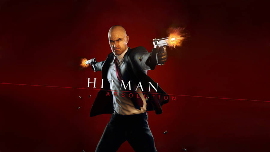 Hitman Absolution Hd Fires Gun Wallpaper