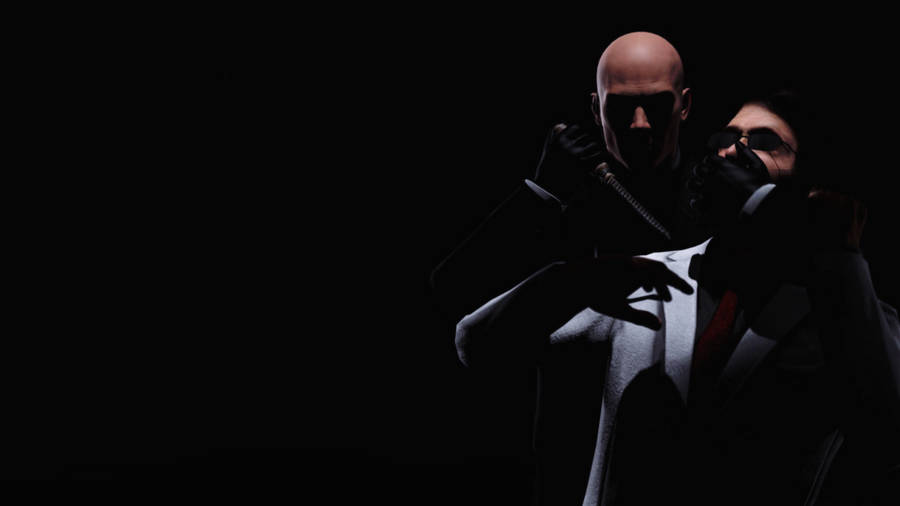 Hitman Black Assassinate Wallpaper