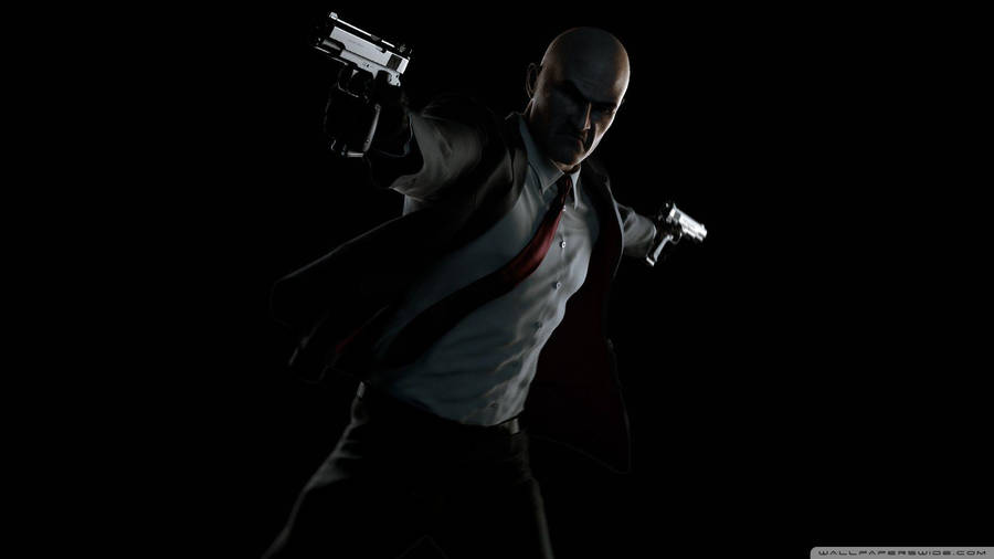 Hitman Black Stance Wallpaper