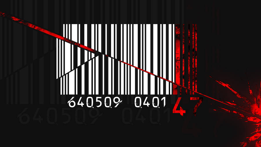 Hitman Hd Cut Barcode Wallpaper