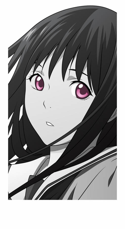 Hiyori Iki Black Anime Wallpaper