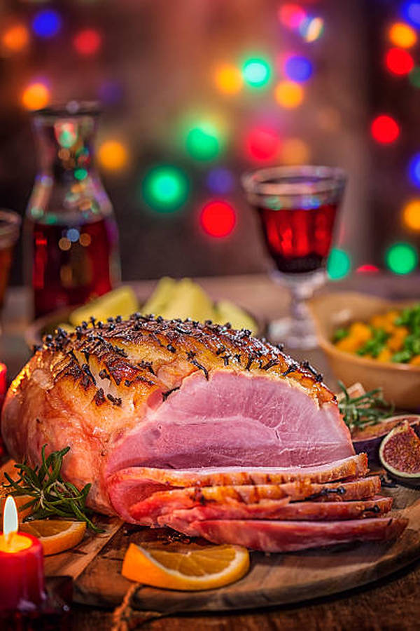 Holiday Ham Wallpaper