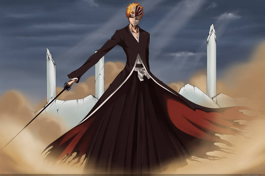 Hollow Ichigo Bankai Strength Wallpaper