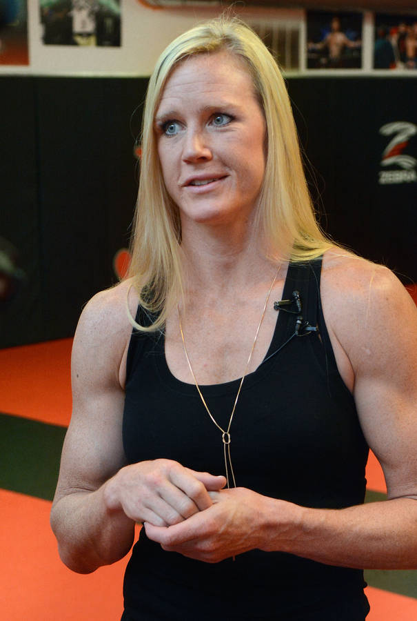 Holly Holm Blonde Hair Wallpaper