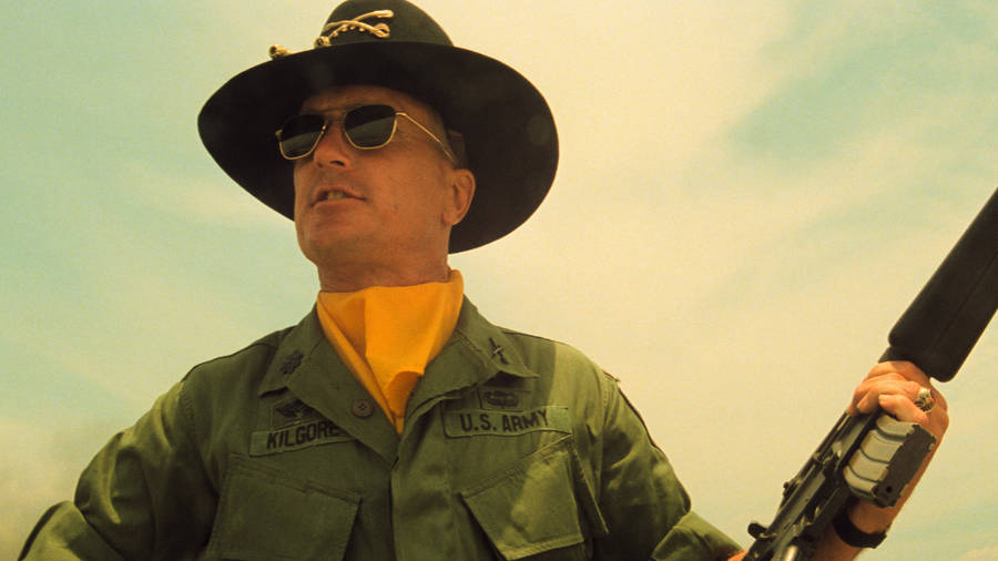 Hollywood Actor Robert Duvall As Colonel Kilgore Wallpaper