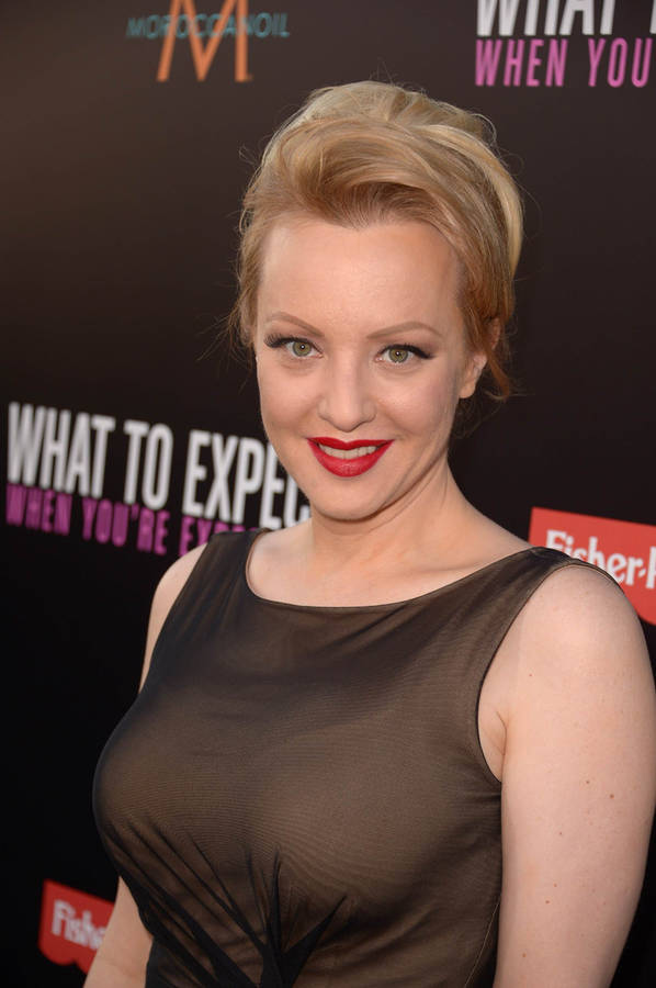 Hollywood Celebrity Wendi Mclendon Covey Movie Premiere Wallpaper