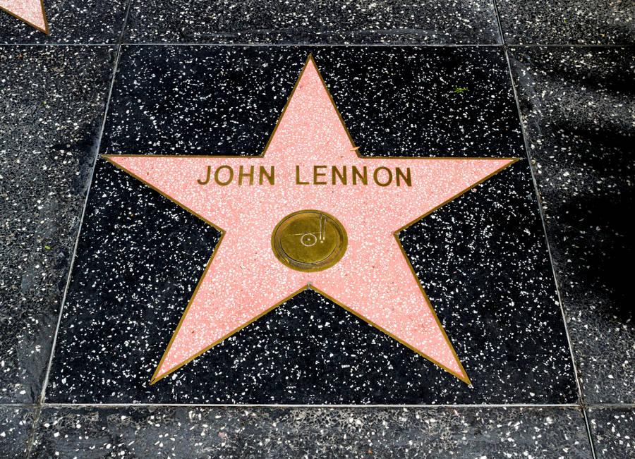 Hollywood Walk Of Fame John Lennon Wallpaper