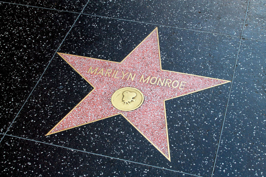 Hollywood Walk Of Fame Marilyn Monroe Wallpaper