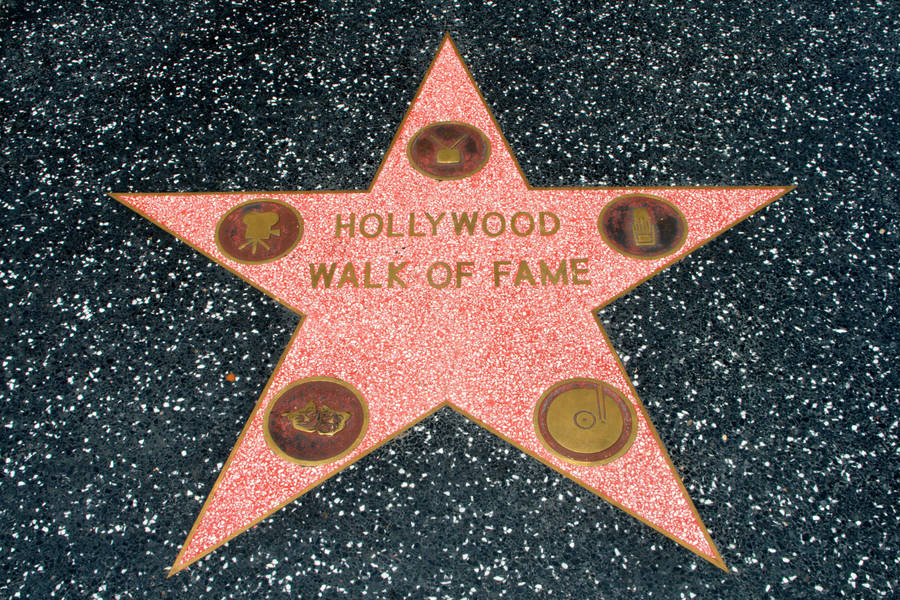 Hollywood Walk Of Fame Star Wallpaper