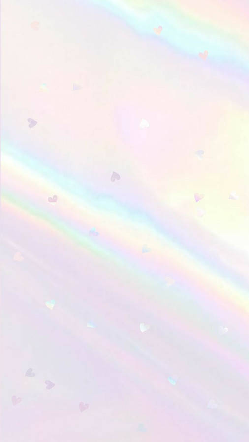 Holographic Pastel Aesthetic Wallpaper