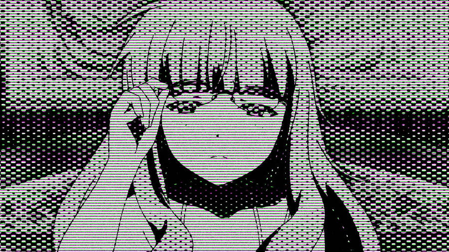 Hololive English Mori Calliope Black And White Pfp Wallpaper