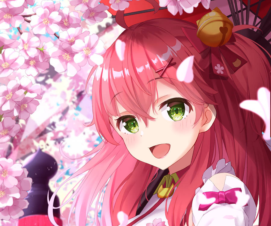 Hololive Virtual Youtuber Sakura Miko Wallpaper