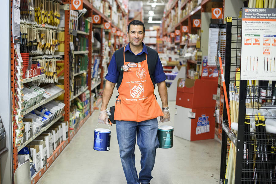 Home Depot Carrying Buckets Wallpaper