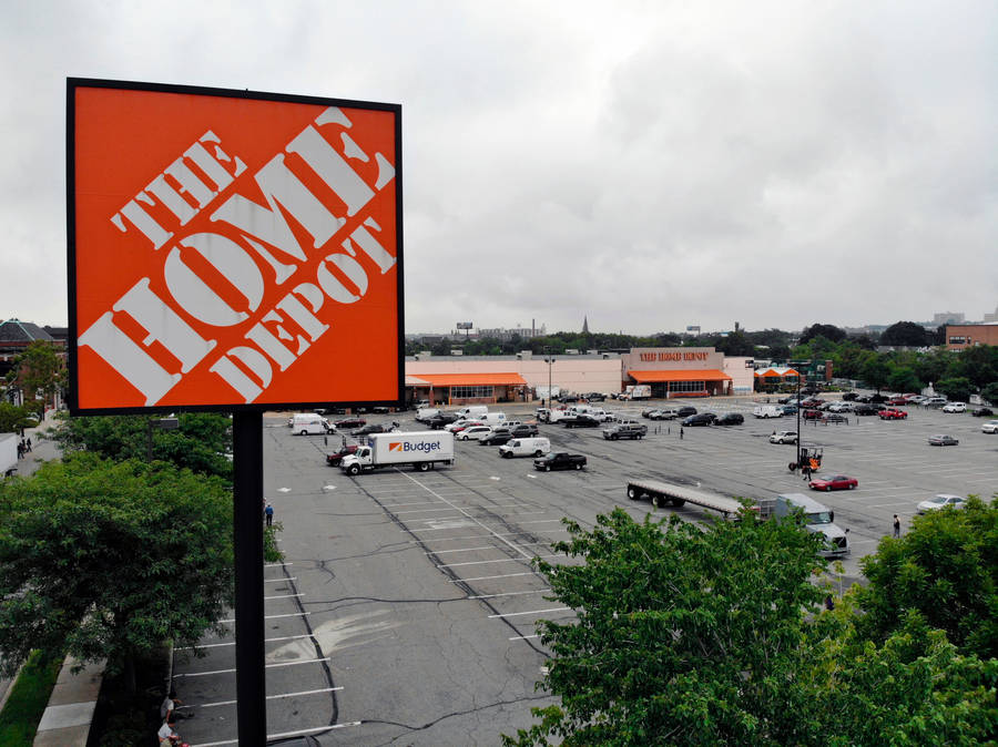 Home Depot Establishment Sign Wallpaper