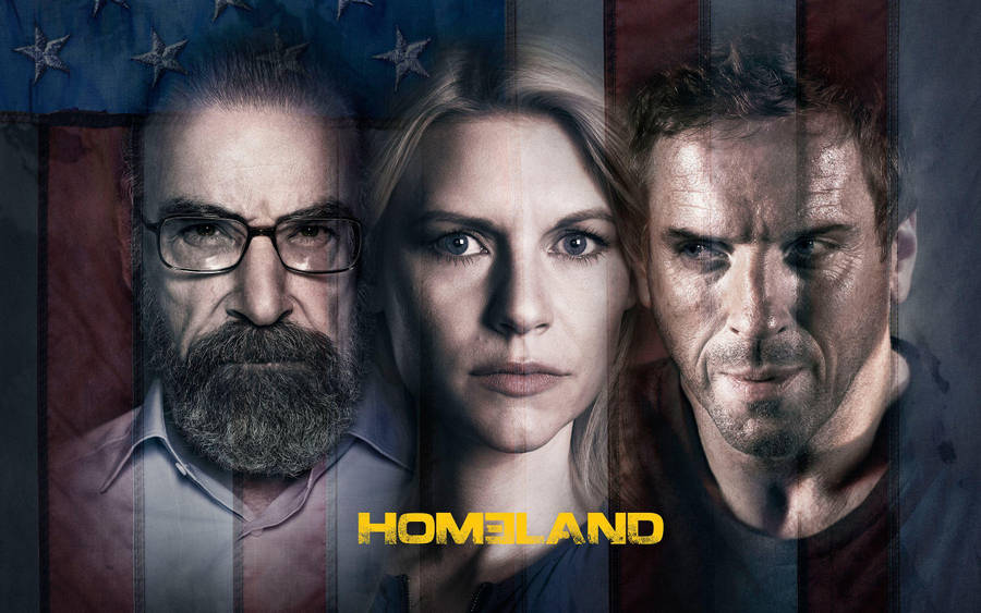 Homeland Us Flag Poster Wallpaper