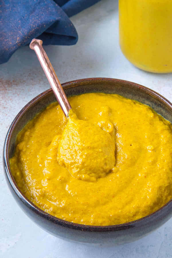 Homemade Mustard Sauce Wallpaper