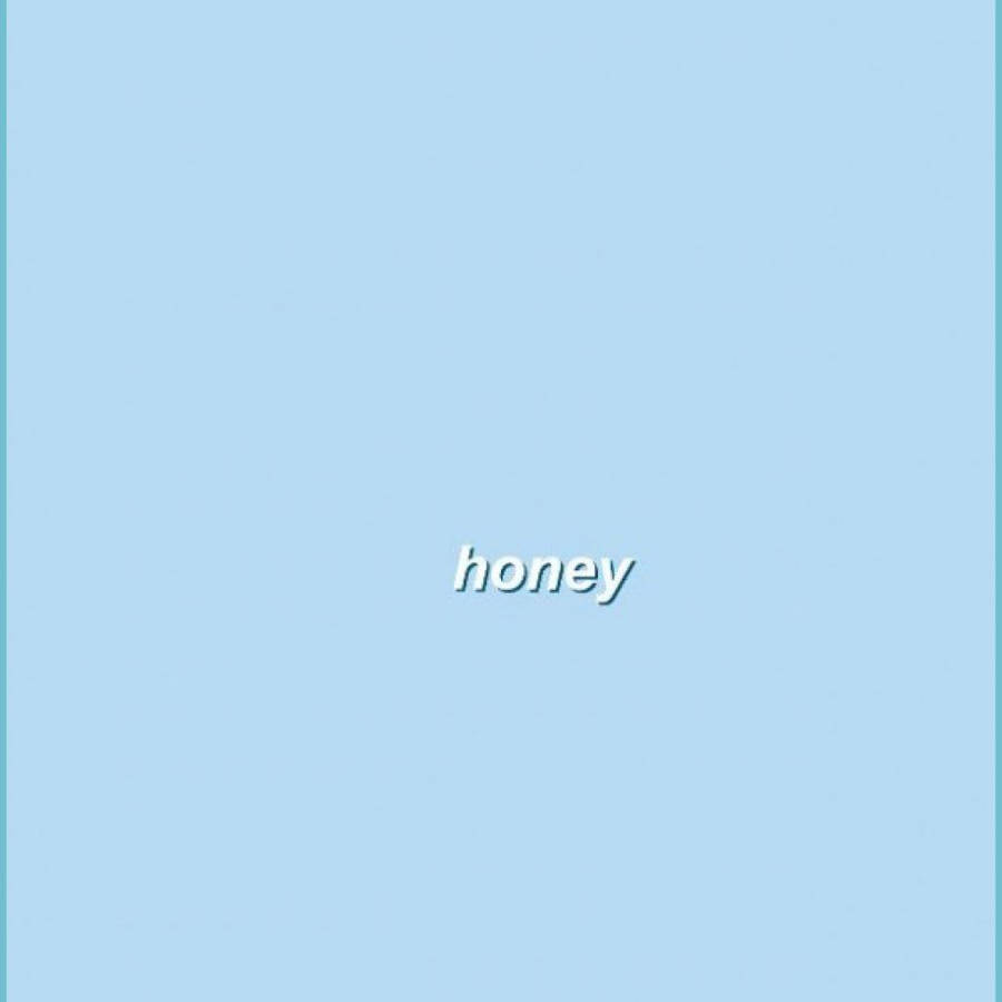 Honey Aesthetic Baby Blue Wallpaper