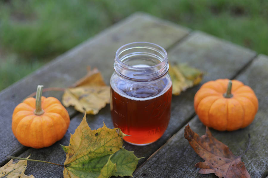 Honey Jar Pumpkins Wallpaper