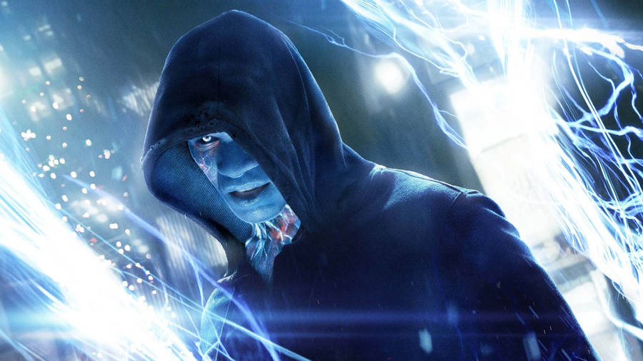 Hooded Jamie Fox As Electro Wallpaper