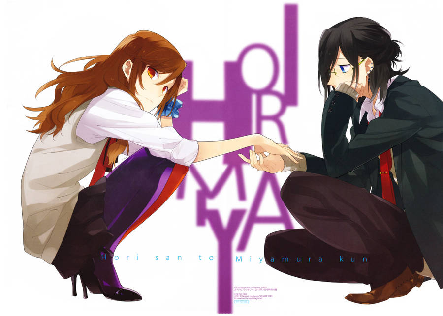 Horimiya Izumi And Kyouko Sitting Wallpaper