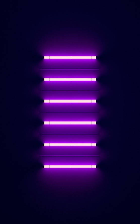 Horizontal Lines Neon Purple Iphone Wallpaper