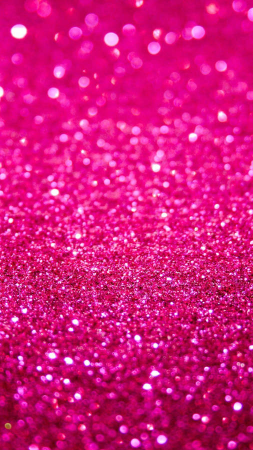 Hot Pink Glitter Sparkle Iphone Wallpaper