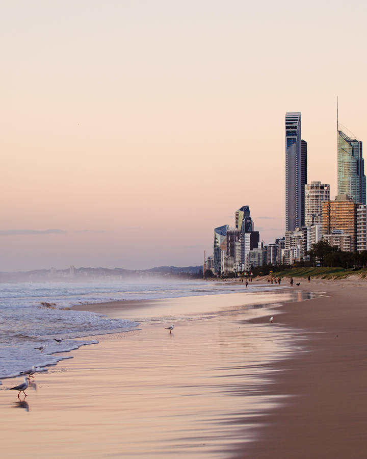 Hotel By The Beach Wallpaper