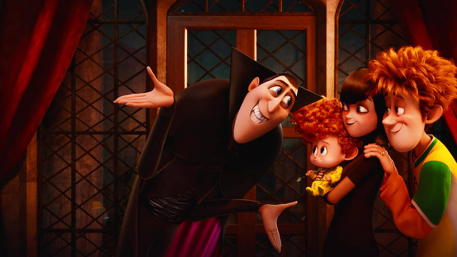 Hotel Transylvania Count Dracula's Family Wallpaper