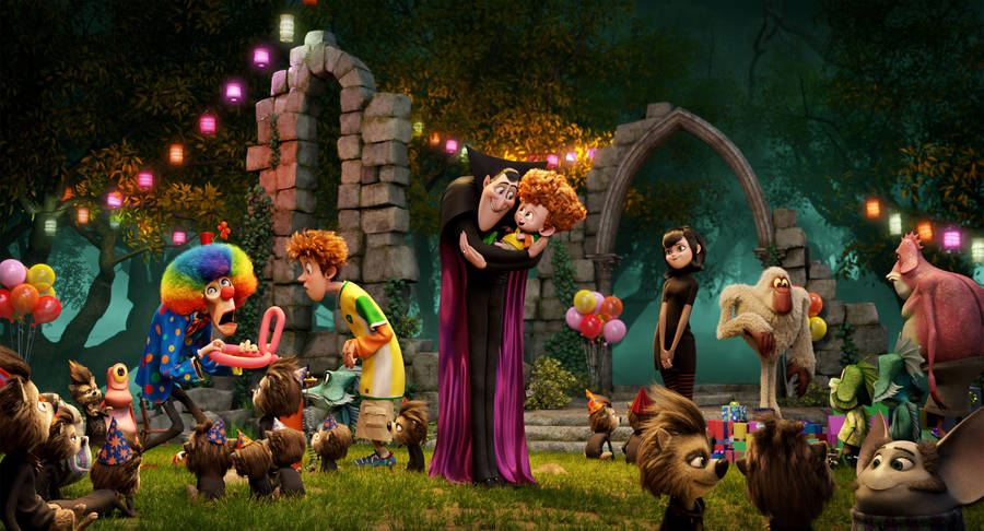 Hotel Transylvania Garden Party Wallpaper