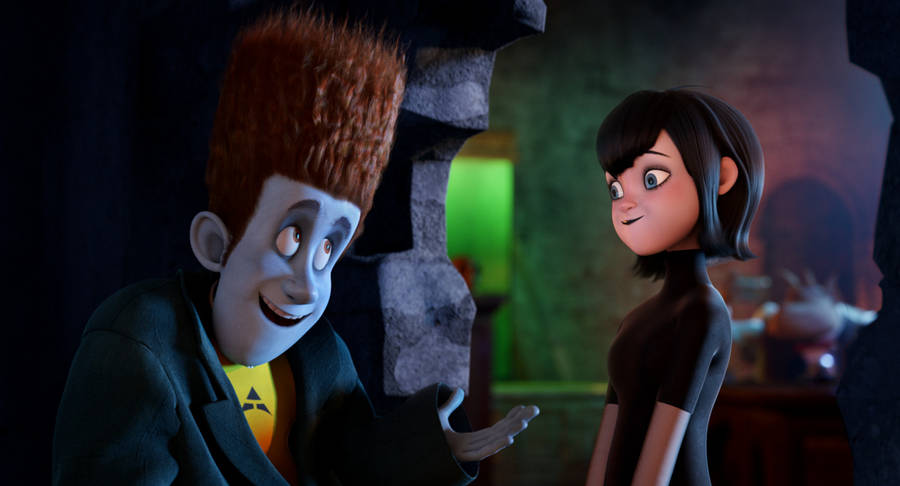 Hotel Transylvania Mavis And Jonathan Scene Wallpaper