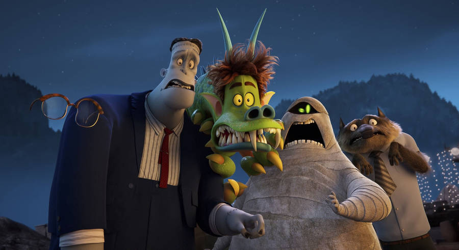 Hotel Transylvania Shocked Monsters Wallpaper