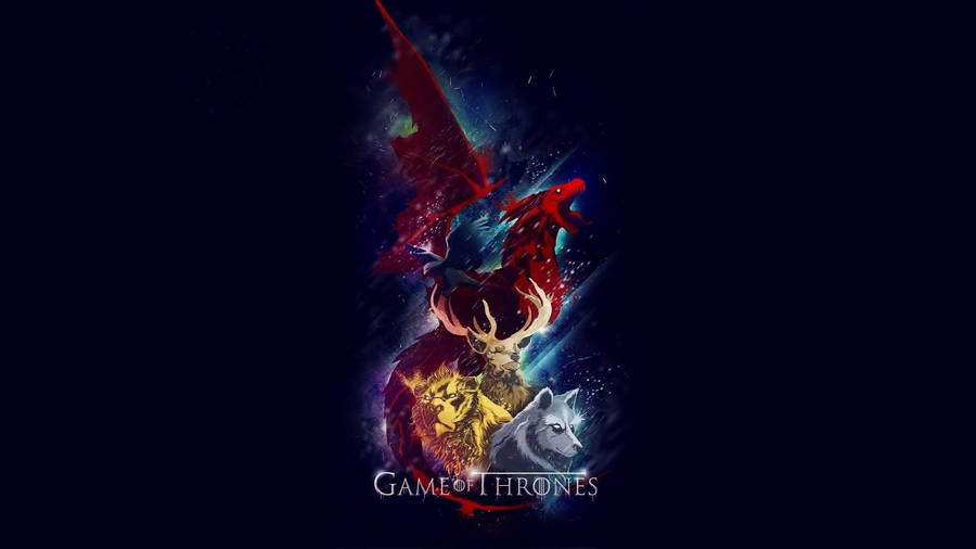House Targaryen Fantasy Digital Art Wallpaper