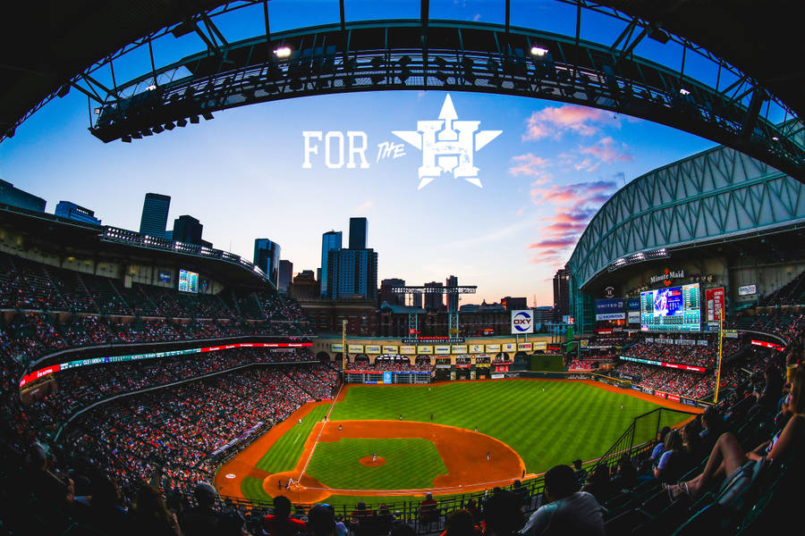 Houston Astros Baseball Field Wallpaper