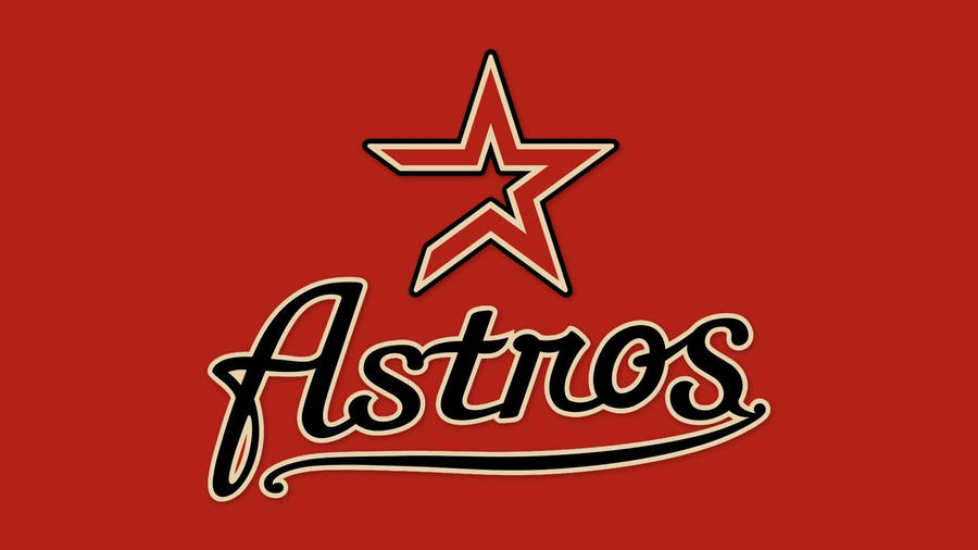 Houston Astros Stylised Star Logo Wallpaper