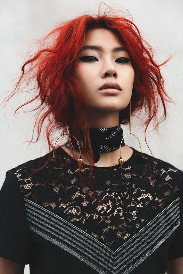 Hoyeon Jung Punk Fashion Style Wallpaper