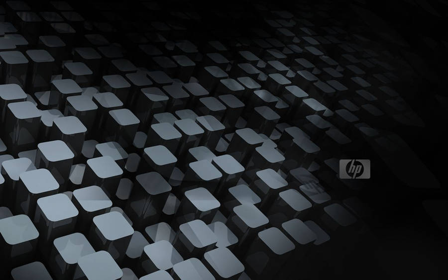 Hp 3d Blocks Wallpaper