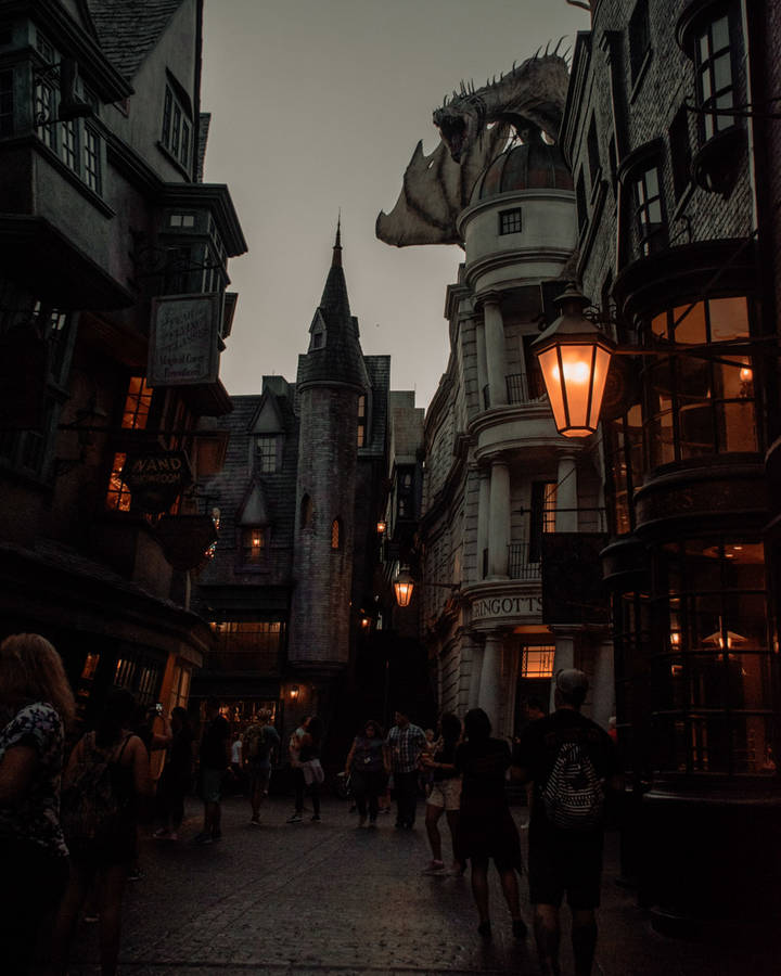 Hp Alleys Aesthetic Wallpaper