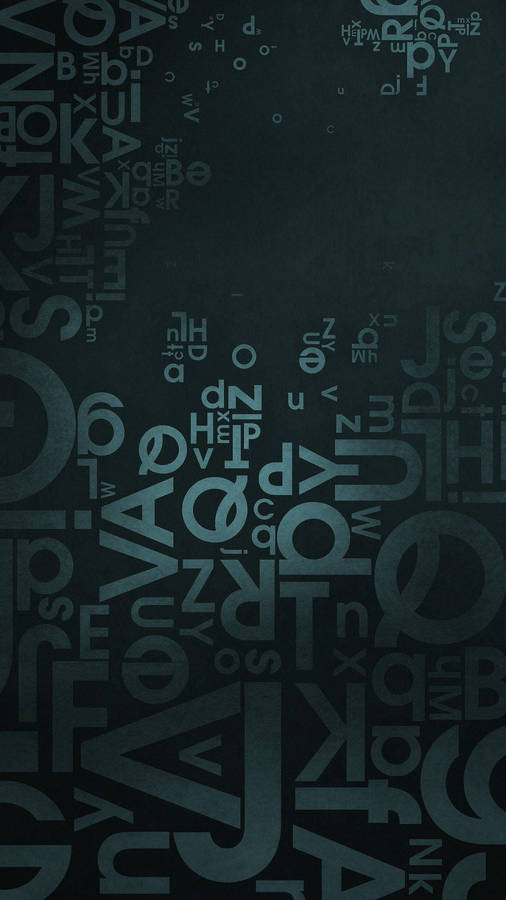 Htc Jumbled Letters Wallpaper