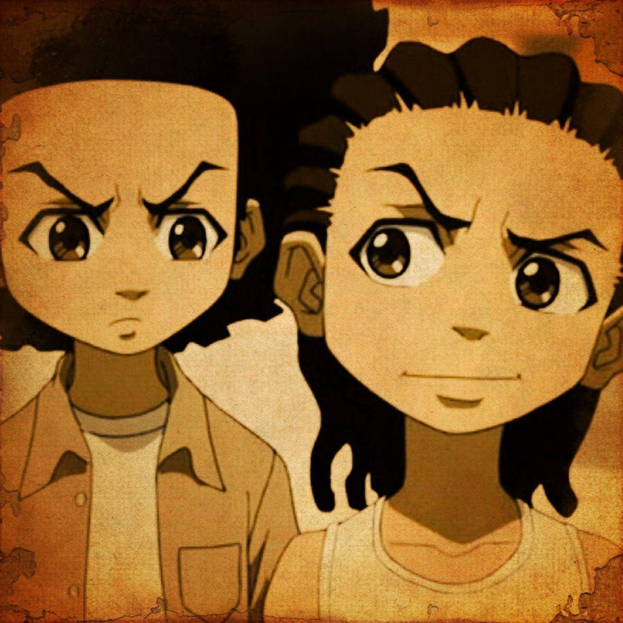 Huey Freeman Vintage Filter Wallpaper