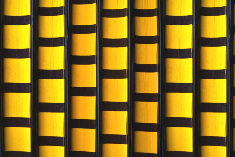 Hufflepuff Yellow Pattern Wallpaper