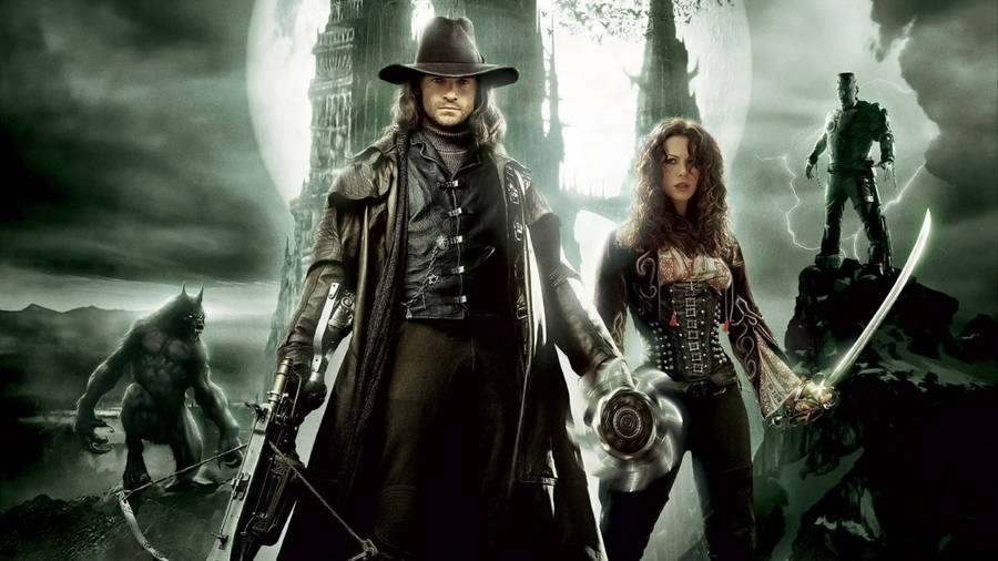 Hugh Jackman Van Helsing Poster Wallpaper