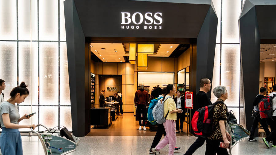 Hugo Boss Airport Boutique Wallpaper