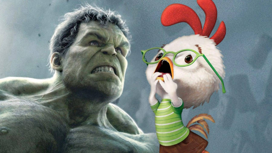 Hulk And Chicken Little Wallpaper