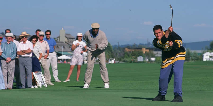 Humorous Golf Swing Fail Wallpaper