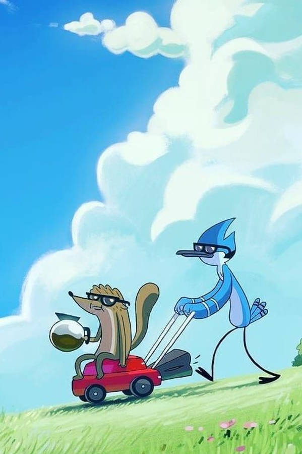 Humorous Mordecai And Rigby Wallpaper